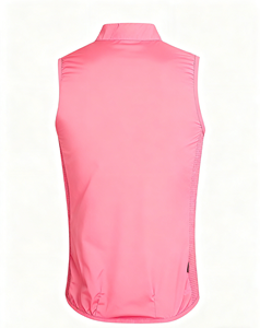 Veste sans manches coupe-vent en gros, logo personnalisé imprimé, veste de cyclisme coupe-vent unisexe pour événements sportifs sur route, VTT, course à vélo par temps froid - Product Image 3