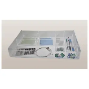 100% Handgemaakte Elegante Stijl Acryl Briefpapier Benodigdheden Bureau Organizer Met Gladde Rand Pak Voor Kinderen