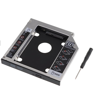 SATA Hard Drive Caddy Universal 12.7 mm SATA to SATA 2nd SSD HDD Hard Drive Caddy Adapter Tray Enclosures