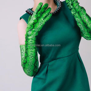 Robe longue <span class=keywords><strong>en</strong></span> <span class=keywords><strong>cuir</strong></span> <span class=keywords><strong>pour</strong></span> <span class=keywords><strong>femme</strong></span>, <span class=keywords><strong>gants</strong></span> <span class=keywords><strong>en</strong></span> similicuir de 28 pouces - Product Image 5