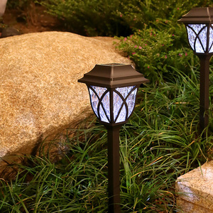 Solaire Extérieur Maison Décoratif <span class=keywords><strong>Jardin</strong></span> Lampe Étanche Carré <span class=keywords><strong>En</strong></span> Plastique Sol Lumière Ombre Lampe pour Pelouse Herbe Disposition Maison <span class=keywords><strong>Jardin</strong></span> - Product Image 4