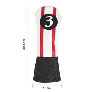 Housse <span class=keywords><strong>de</strong></span> tête <span class=keywords><strong>de</strong></span> club <span class=keywords><strong>de</strong></span> <span class=keywords><strong>golf</strong></span> en cuir PU personnalisée avec logo, ensemble <span class=keywords><strong>de</strong></span> housses pour driver et fairway wood, housses <span class=keywords><strong>de</strong></span> clubs <span class=keywords><strong>de</strong></span> <span class=keywords><strong>golf</strong></span> personnalisées OEM - Product Image 1