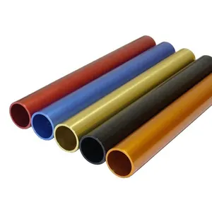 Tube en alliage de vente d'usine 7000 7071 7075 tuyau en aluminium sans soudure couleur tuyau en aluminium anodisé prix par mètre