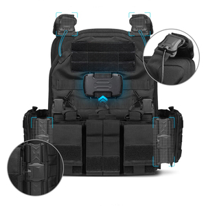 Chaleco Táctico Magnético de Liberación Rápida, Sistema MOLLE, Multifuncional, Ajustable para Todo el Cuerpo, para Entrenamiento al Aire Libre y Seguridad - Product Image 6