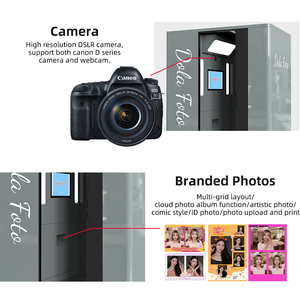 Tùy chỉnh gian hàng ảnh phát triển kiosk in ngay lập tức tất cả-trong-một Máy bán hàng tự động tương thích với máy ảnh SLR - Product Image 6