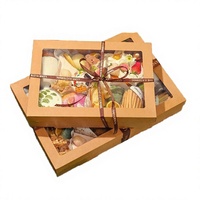Boîte alimentaire jetable en papier kraft biodégradable, impression personnalisée quatre couleurs, forme de livre, pour lait et autres produits alimentaires, écologique