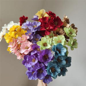 Arrangement floral immortel fait à la main de nouvelle couleur fleur séchée mini marguerite fleurs maison mariage pâques décoration festive - Product Image 4