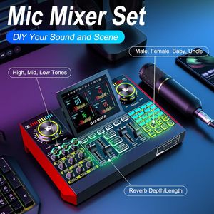 Paquete de Micrófono para Podcast G10 MIXER <span class=keywords><strong>USB</strong></span>, Mezclador de Audio Externo de 2 Canales para PC/Transmisión en Vivo de Youtube, Canto, Juegos, <span class=keywords><strong>Placa</strong></span> de <span class=keywords><strong>Sonido</strong></span> - Product Image 2