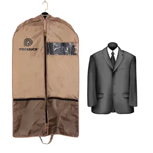 प्रिंट सांस पुन: प्रयोज्य Dustproof कस्टम मेड थोक मजबूत Dustproof गैर बुना सूट कवर परिधान बैग