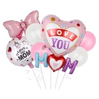 Muttertags-Thema Liebes-Folienballons Mylar Helium-Ballonset Mama-Party-Dekoration für Muttertags-Feier