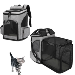 Mochila plegable para gatos y perros, bolsa de viaje al aire libre, senderismo, soporte inferior más grueso ventilado - Product Image 2