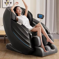 Silla de Masaje de Cuerpo Completo con Gravedad Cero, Teclas de Atajo, Estiramiento Tailandés, Detección de Frecuencia Cardíaca, 3D, Garantía de 2 Años