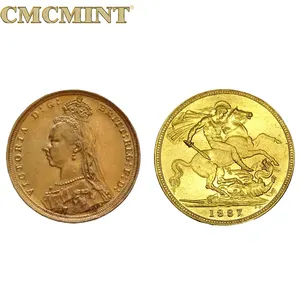 Заводская пользовательская 2D логотип чеканка штамповка Серебряная сувенирная монета