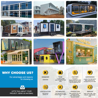 Maison mobile préfabriquée extensible de type Tiny House, Cottage pour grands-parents, Conteneur habitable, Maisons préfabriquées compactes, Maisons préfabriquées