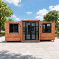 Maison conteneur pliable et extensible 20FT 40FT, 2-4 chambres, maison mobile préfabriquée, mini-maison moderne, maisons conteneurs extensibles