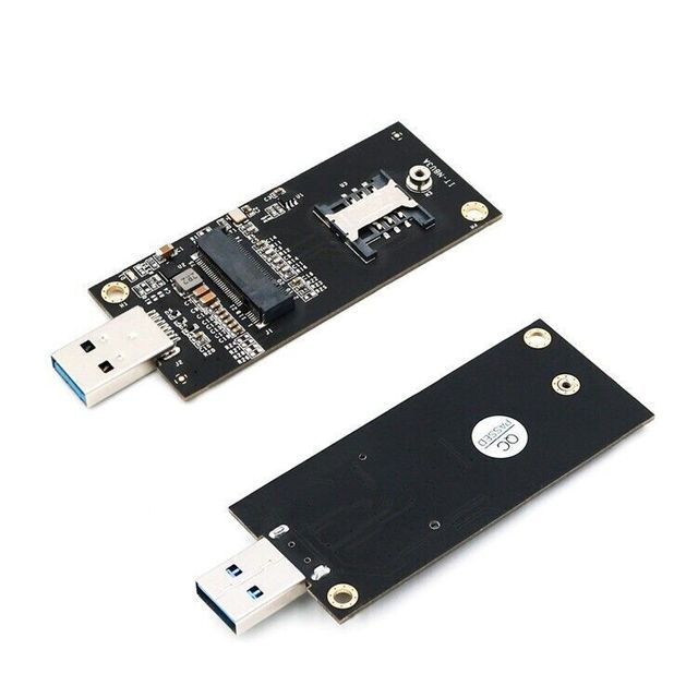 Factory Price NGFF M.2 Key B to USB 3.0 Adapter with SIM 6pin Slot for 3G 4G WWAN/LTE Module