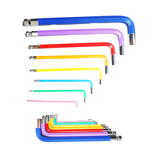 Color Coded Ball-end Hex Allen Key L Wrench Set Torque Long Metric With Sleeve <b>Hand</b> <b>Tools</b> Bicycle Accessories - Product Image 3