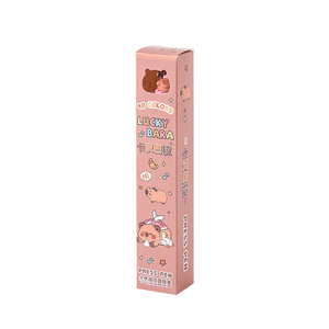 Stylo bille Kapibala 10 couleurs, type à pression, multifonction, papeterie pour étudiants, design mignon de dessin animé - Product Image 5