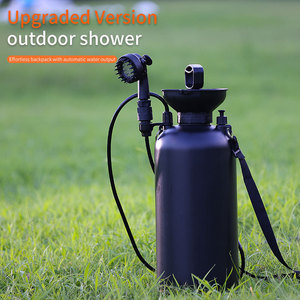 Pressurized PE 8L Pet <b>Shower</b> for Travel Hiking Surfing Camping Garden Use; <b>Portable</b> Beach <b>Shower</b> Head for RVs - Product Image 2