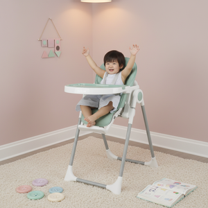 Chaise haute multifonctionnelle IVOLIA pour bébé, installation facile, pour repas, <span class=keywords><strong>avec</strong></span> ceinture de sécurité, pour enfants de 6 à 36 mois, mobilier enfant - Product Image 1