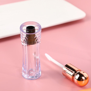 <span class=keywords><strong>Tube</strong></span> vide <span class=keywords><strong>pour</strong></span> brillant à lèvres 3ml 5ml, contenant rond rose avec applicateur pinceau <span class=keywords><strong>pour</strong></span> brillant à lèvres, en vente - Product Image 1