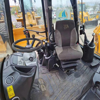 7ton Mini digunakan Loader Backhoes JCB4CX tangan kedua peralatan teknik Memuat ekskavator JCB 4CX JCB3CX roda Backhoe Loader
