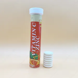 Vitamin cilt beyazlatma ve bağışıklık artışı için C vitamini artı çinko % efervesan tabletler bağışıklık takviyeleri gemi hazır