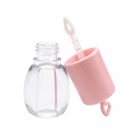 Tube cosmétique cylindrique givré de 3,5 g, vide, en ABS, pour laque à lèvres, mini, petit, lisse, standard, élégant, imprimé, personnalisable