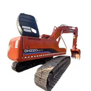 Precio barato de segunda mano DOOSAN DH220 máquina de movimiento de tierras pesadas Venta barata DOOSAN DH220 excavadora Doosan usada