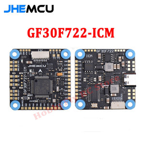 Controlador de Vuelo JHEMCU GF30F722-ICM F722 Baro OSD 10V Dual BEC 3-8S 30.5X30.5mm de Metal y Plástico para Drones RC HD - Product Image 5