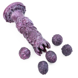 N-MR5314 Dildo Monstruoso Grueso con Ovipositor y 5 Huevos, Grande, de Fantasía, Anal, con Nudo de Caballo y Dragón - Product Image 5