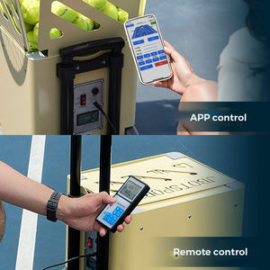 2025 Hot Sale APP Fernbedienung für Swing Training Drive <span class=keywords><strong>Drop</strong></span> Shot Volley Smash Stroke Übung Tennisball maschine tragbar - Product Image 2