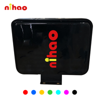 NIHAO Enseigne lumineuse LED extérieure sur mesure, double face, étanche, pour la publicité des commerces et la signalétique des bâtiments