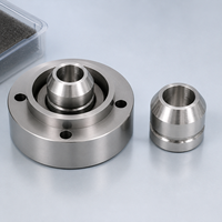 Embout de compression à cône unique en acier inoxydable usiné CNC suisse sur mesure pour assemblages de compression de sondes d'instruments
