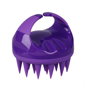 Champú de silicona para el cuero cabelludo Cepillo de masaje Peine de lavado Ducha Cepillo de pelo Masajeador de cuero cabelludo - Product Image 2