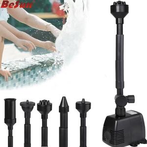 Buiten Elektrische Dompelvijver Waterval Fontein Pomp Met 3 Nozzles Aanpasbare Oem Ondersteuning Voor Landschap Tuin Vijver - Product Image 2