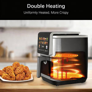 डिजिटल टच स्क्रीन इलेक्ट्रिक एयर फ्रायर ओवन तेल मुक्त गर्म एयर फ्रायर 3 1 मल्टीफंक्शनल उच्च गुणवत्ता - Product Image 5
