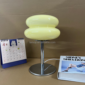 <span class=keywords><strong>Lampada</strong></span> da Tavolo Creativa a Forma di Hamburger Stile Vintage Bauhaus per Camera da Letto, Studio e Illuminazione d'Ambiente - Product Image 1