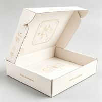 Boîtes d'expédition en carton ondulé personnalisées avec logo en feuille d'or pour emballages cosmétiques et maquillage