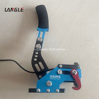 Recién llegado de fábrica Freno de mano Usb Connect Sim Racing Hall Sensor Freno de mano con placa para adultos Juego de carreras