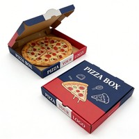 Boîtes alimentaires carrées biodégradables 8/10/12/16 pouces, boîte à pizza en carton ondulé personnalisée, boîte à collation écologique pour restaurant