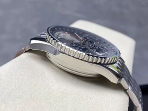 Reloj cronógrafo de lujo para hombre 2025, esfera plateada de 43mm, correa de acero inoxidable exquisita de seis ojos, reloj personalizado de diseñador - Product Image 6