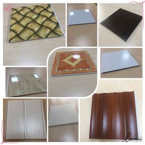 Factory Price Eco Friendly Customized Interior <strong>Ceiling</strong> Tiles Wood Grain <strong>PVC</strong> <strong>Ceiling</strong> for Home Decoration - Product Image 4