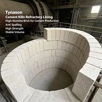 Brique réfractaire en andalusite à faible glissement avec une excellente stabilité thermique jusqu'à 1500 °C ° C