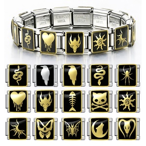 Pulsera Modular de Acero Inoxidable Estilo Gótico Punk Italiano con Forma de Animal, Multifuncional, DIY, Ensamblaje Libre - Product Image 6