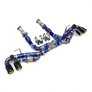 Sistema de Escape Trasero de Titanio BOSKA para Chevrolet Corvette C8 Stingray Z51 E-Ray 6.2L LT2 2019-2025, Silenciador Valvetrónico - Product Image 1