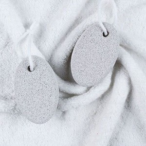 Lima de piedra pómez natural de forma ovalada para eliminar callos, herramienta de pedicura para el hogar - Product Image 5