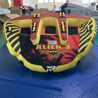 Vente directe usine : Bouée gonflable tractable style yacht, à profil bas, avec coussin d'air pour le surf, 1-2 passagers