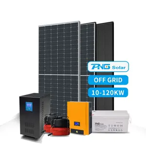 Industrial Commercial Complete 20Kw 30Kw 50Kw 100Kw 150Kw 1MW 3 Phase Off On Grid Solar Power Hybrid Solar Energy Storage System