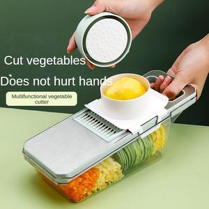 Multi-functional Professional Stainless Steel <b>Vegetable</b> Chopper with Container - Product Image 6